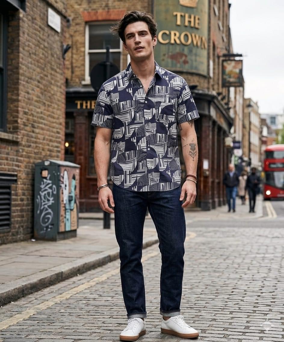 Upgrade your style with Ryon half sleeves shirts – lightweight, breathable, and versatile designs perfect for work, casual outings, and evening wear.